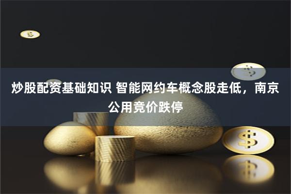 炒股配资基础知识 智能网约车概念股走低，南京公用竞价跌停